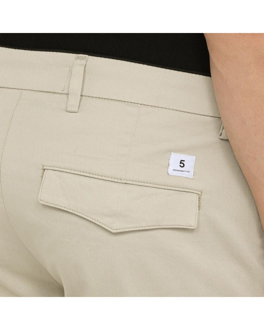 Department 5 Natural Prince Cropped Chinos for men