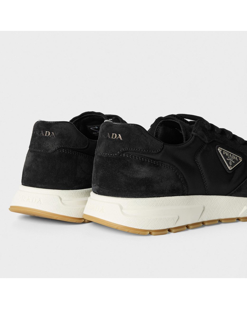 Prada Black Low-Top Sneakers for men