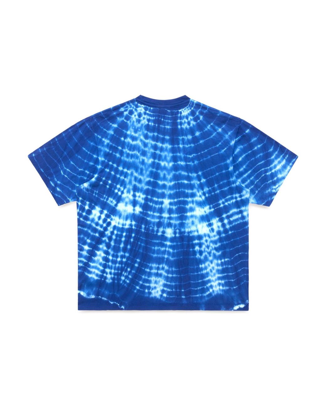 Marcelo Burlon Blue County Of Milan Aop Soundwaves Printed Crewneck T-Shirt for men
