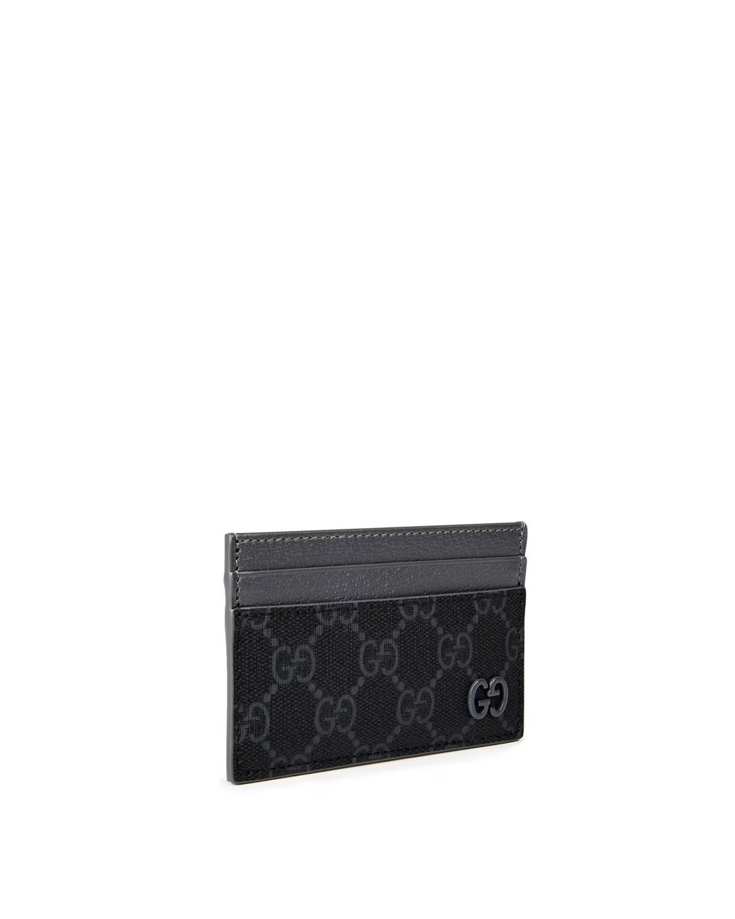 Gucci Black Logo Card Holder for men
