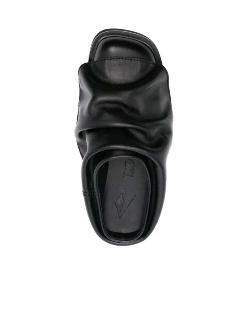 The Attico Black Square Toe Muller Shoes