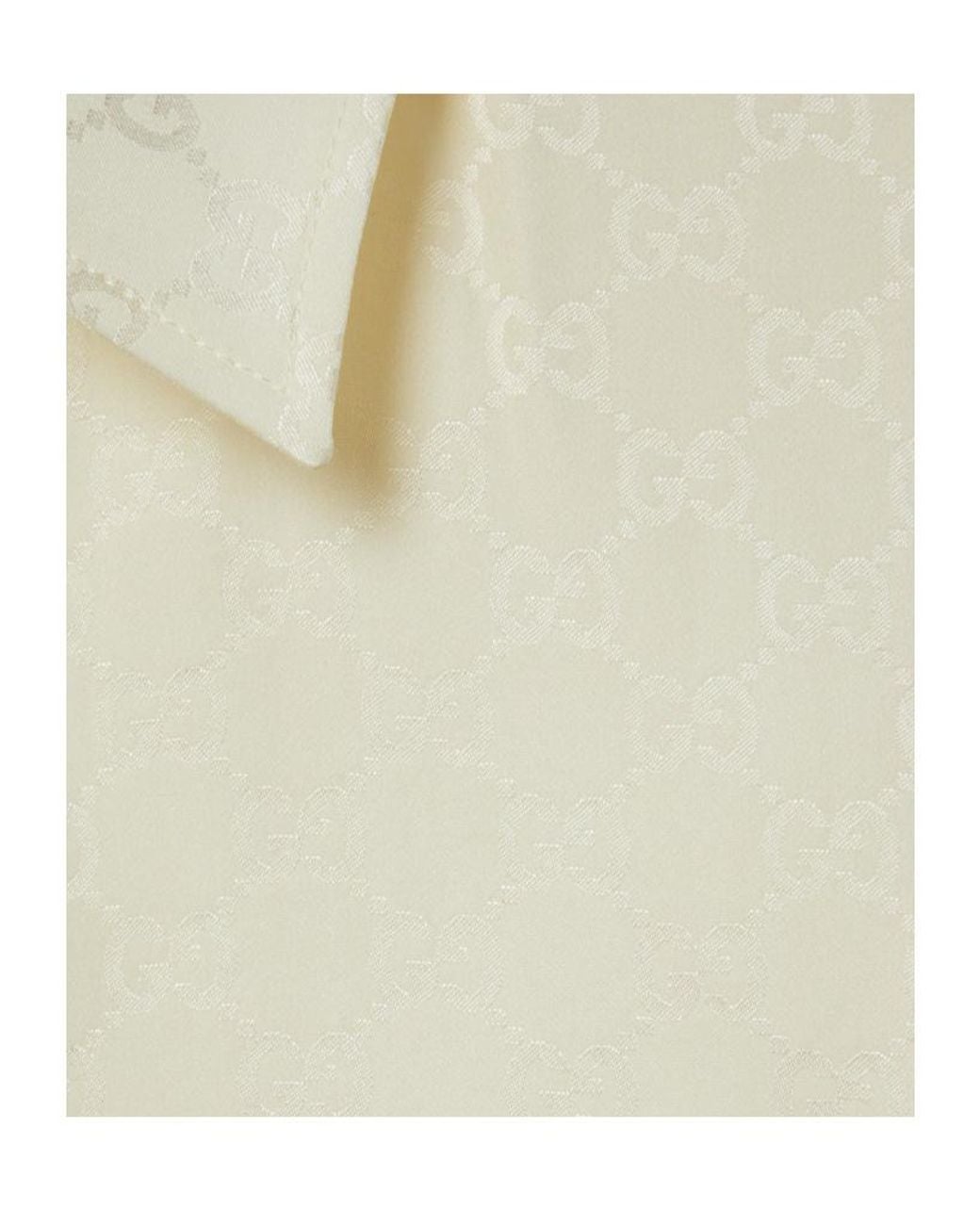 Gucci Natural Gg Crêpe Shirt