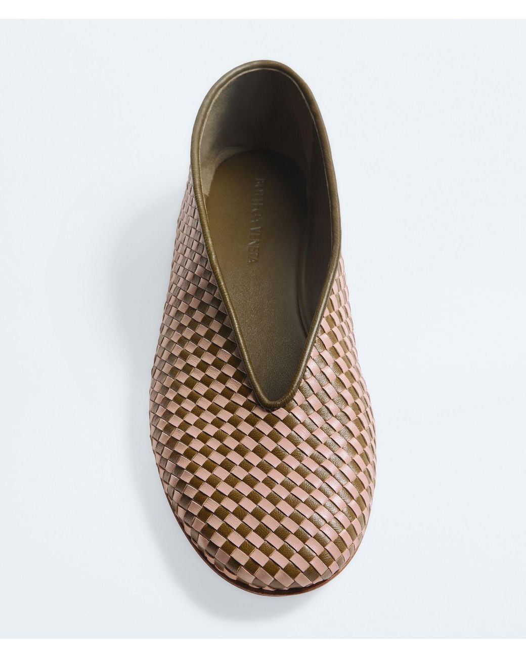 Bottega Veneta Brown Rosa Ballerina