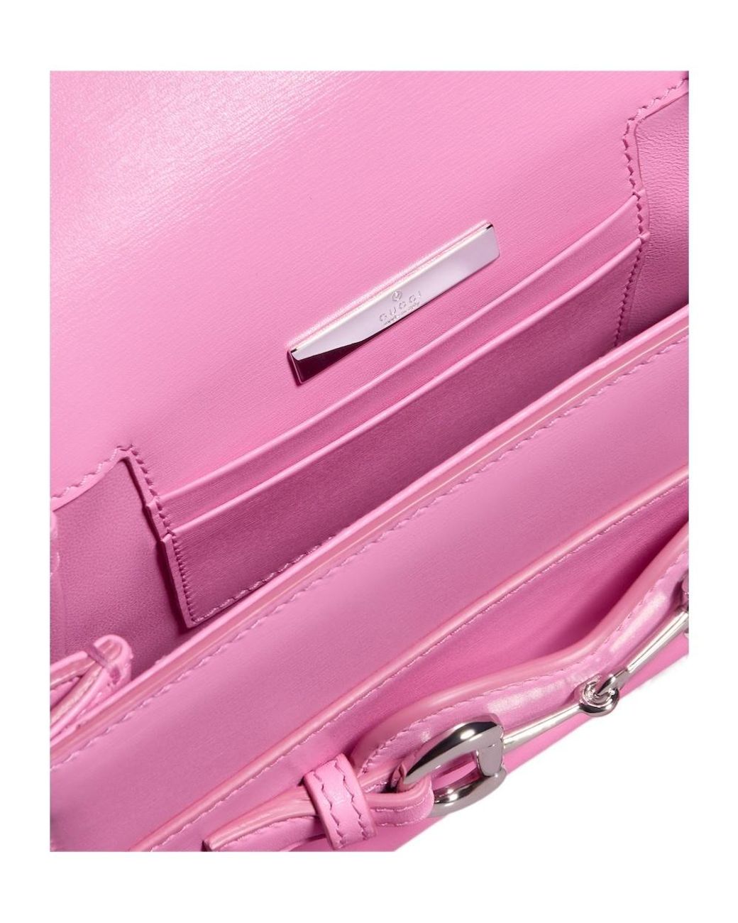 Gucci Pink Horsebit Duomo Small Top Handle Bag