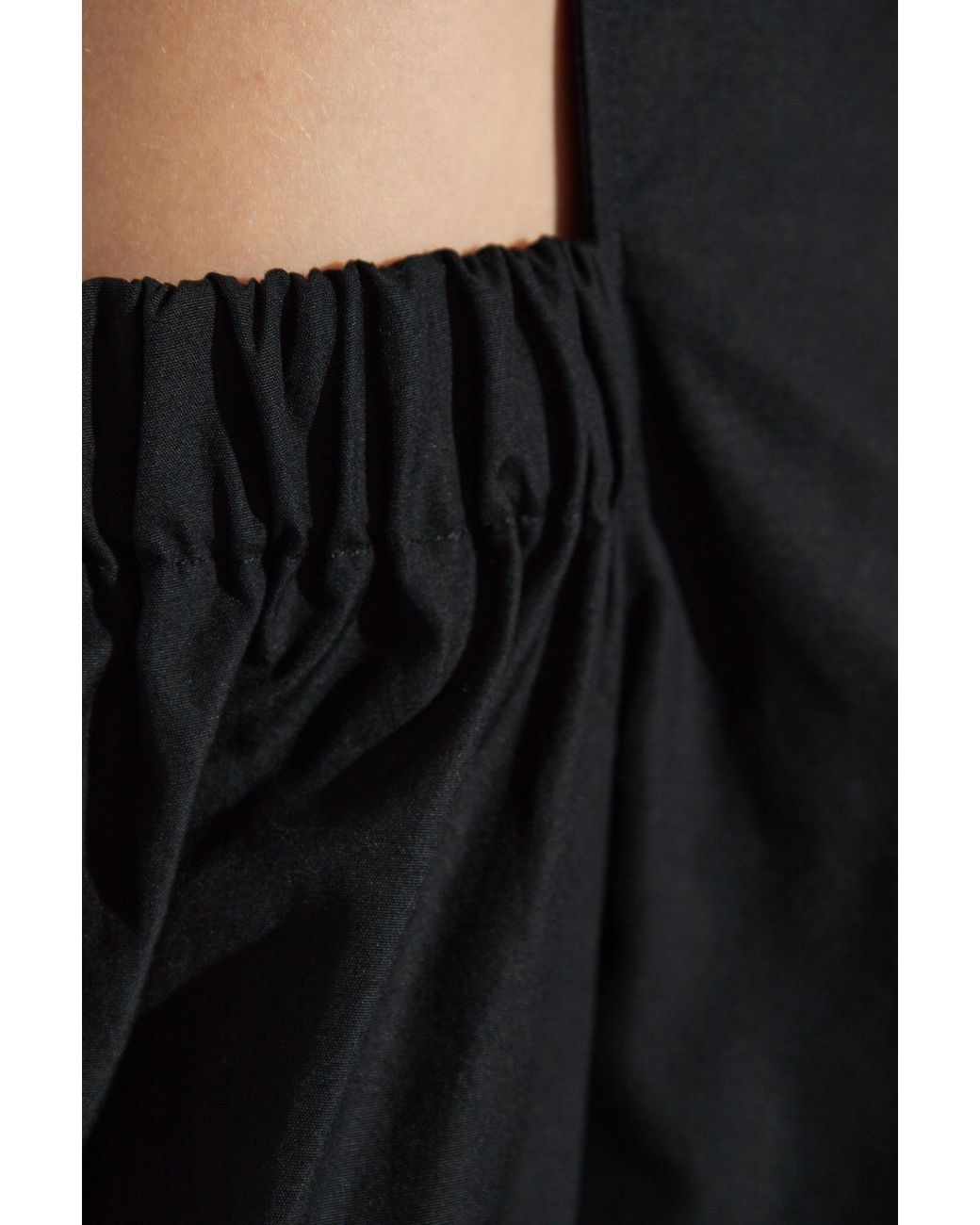 Max Mara Black Ragni Cut-Out Button-Up Shirt