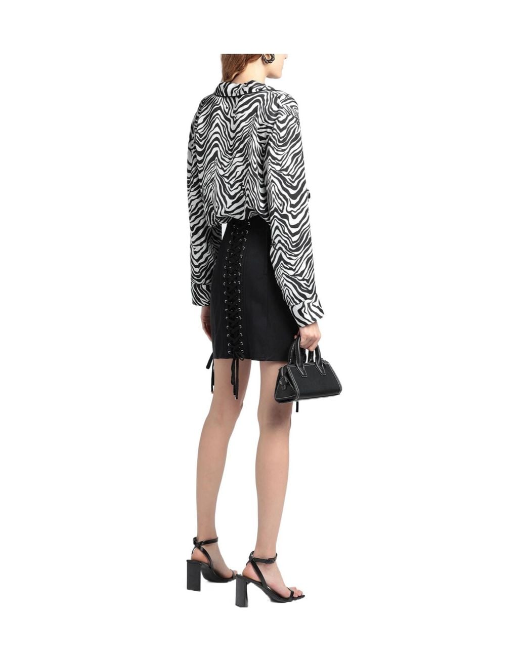 Dolce & Gabbana Black Solid Color Fringe Midi Skirt