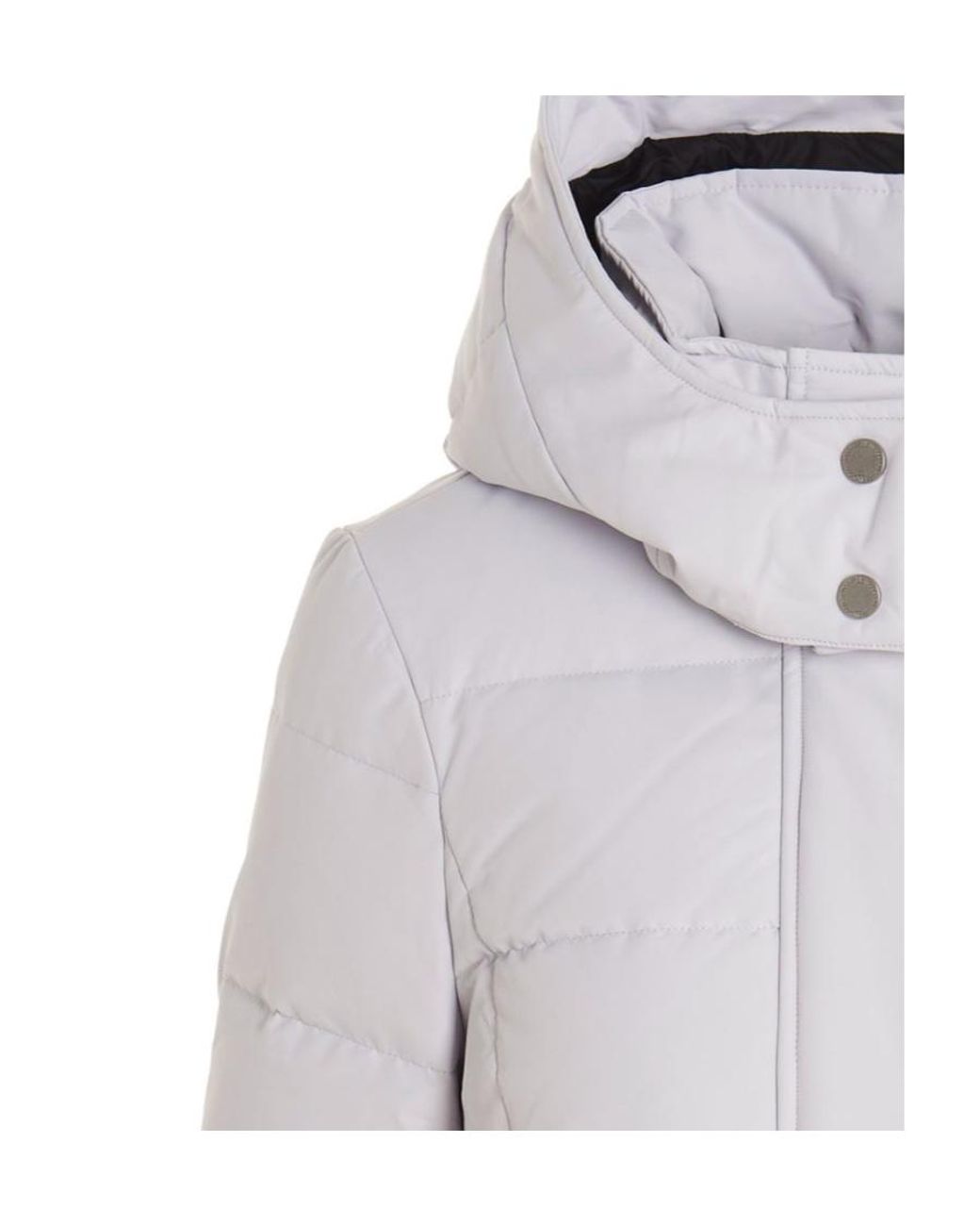Moose Knuckles White Berland Padded Parka Coat