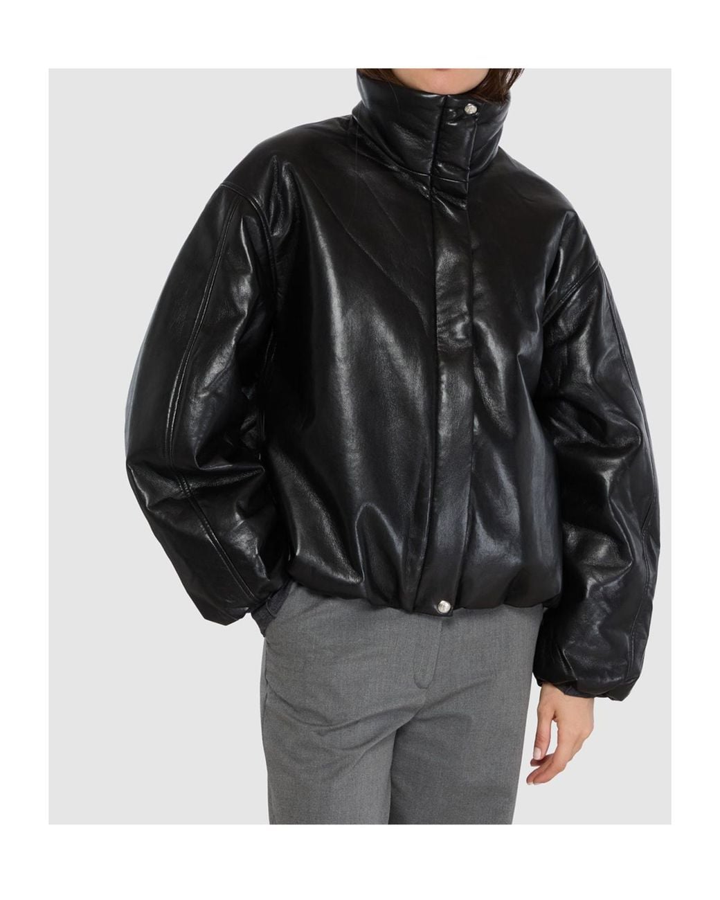 Anine Bing Black Cyrus Oversized Jacket