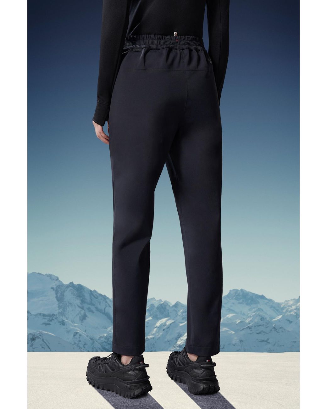 Moncler Blue Grenoble Straight Leg Trousers