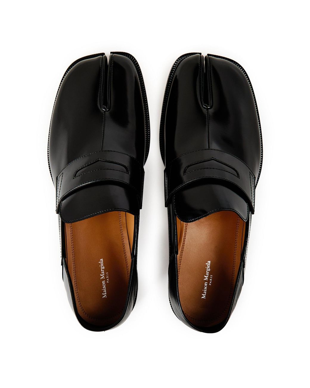 Maison Margiela Black Tabi Slip-On Loafer for men