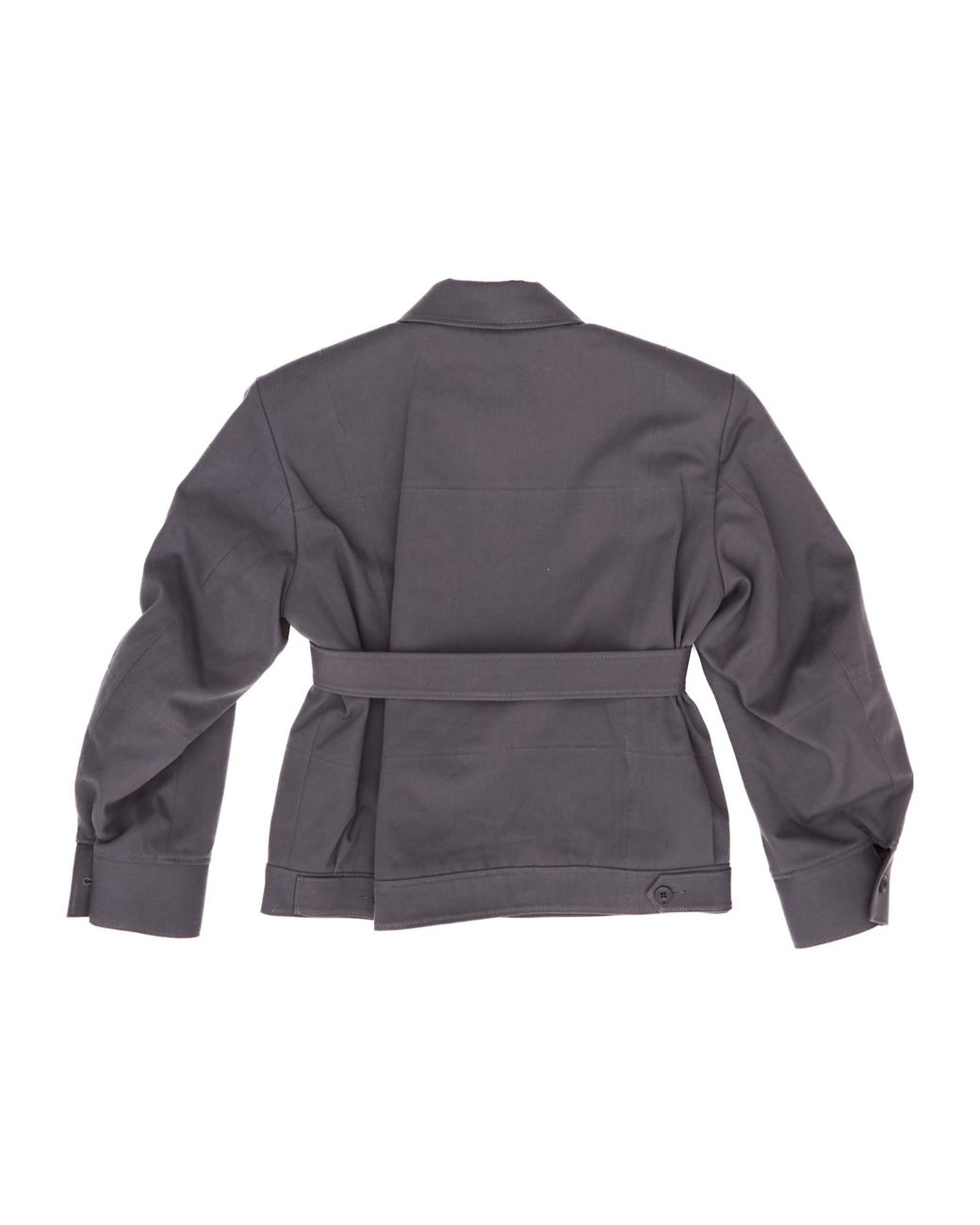 Alexander Wang Gray Cotton-Blend Drill Jacket