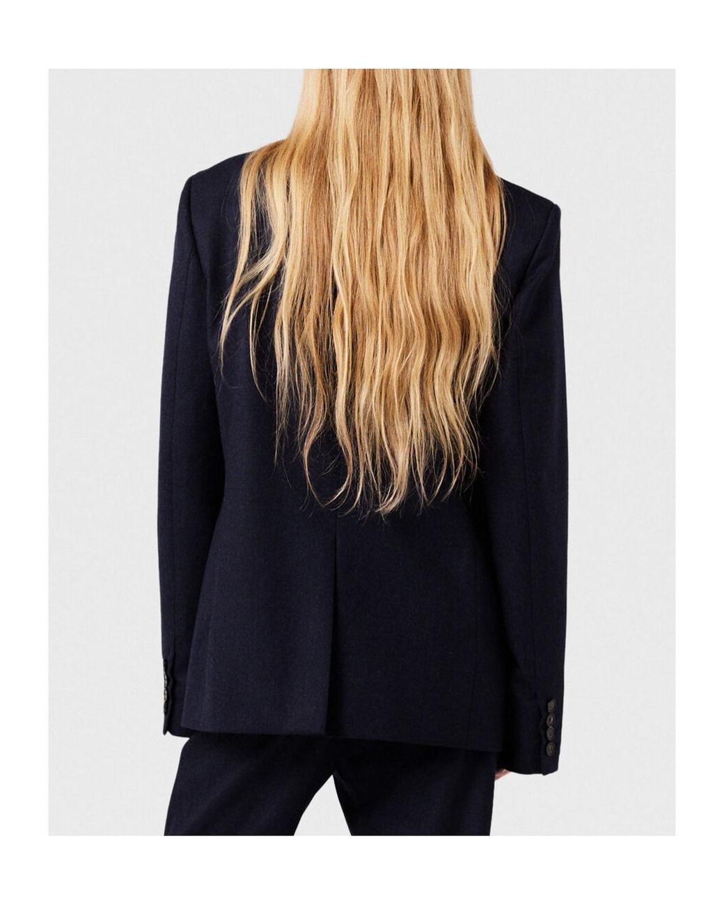 Stella McCartney Blue Single-Breasted Tailored Blazer