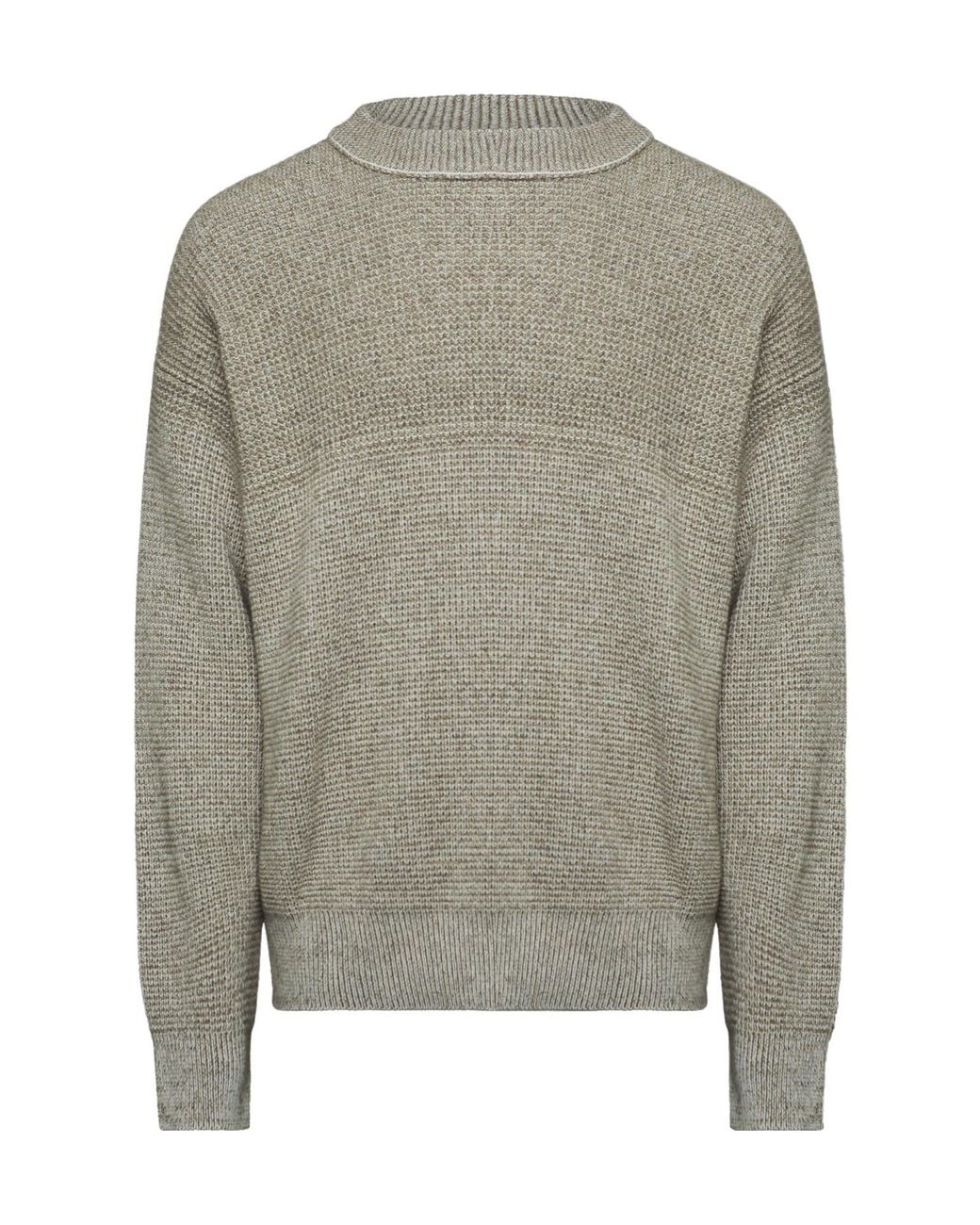 Boss Gray Crew Neck Knit Sweater for men