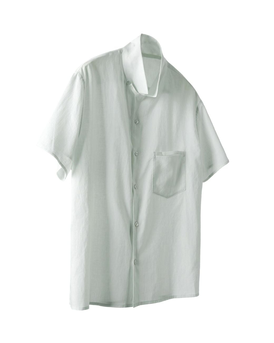 Post Archive Faction PAF White Vacation Short-Sleeve Pocket Shirt for men