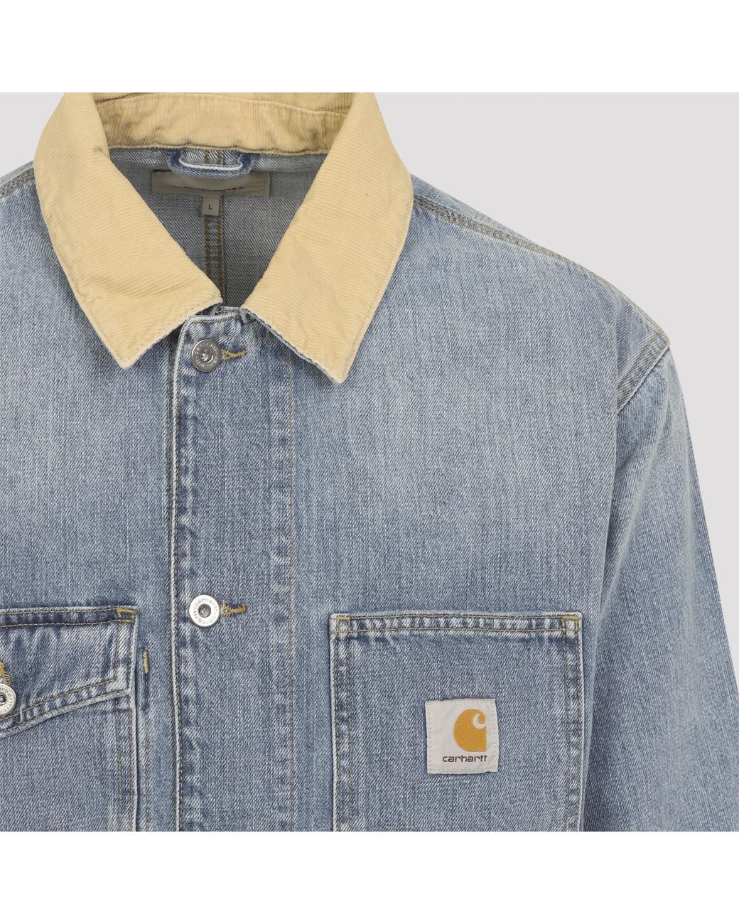 Carhartt Blue Warren Chore Denim Jacket for men