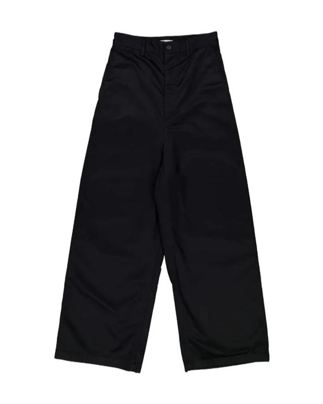 Balenciaga Blue Low-Crotch Wide-Leg Trousers