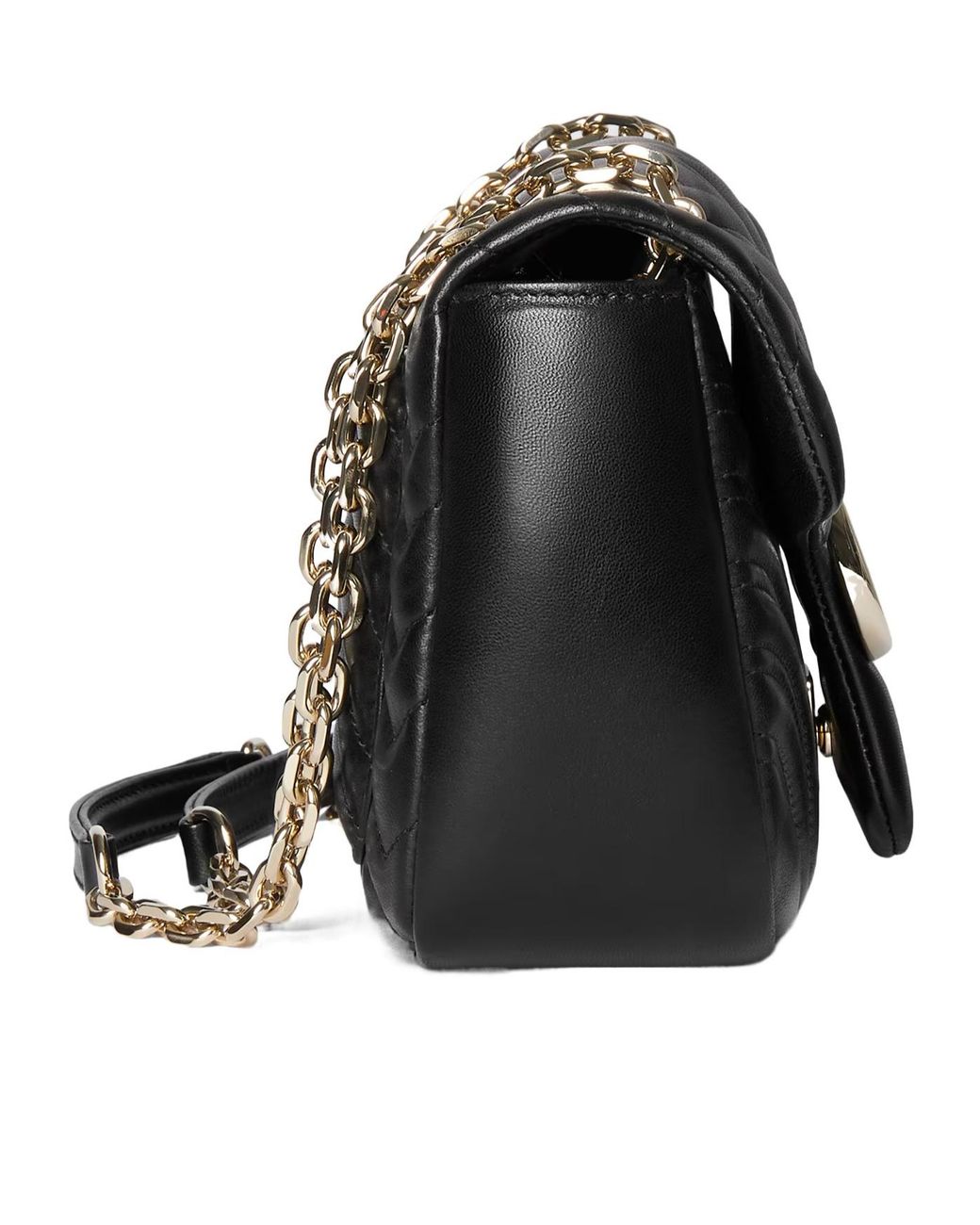 Gucci Black Gg Marmont Medium Shoulder Bag