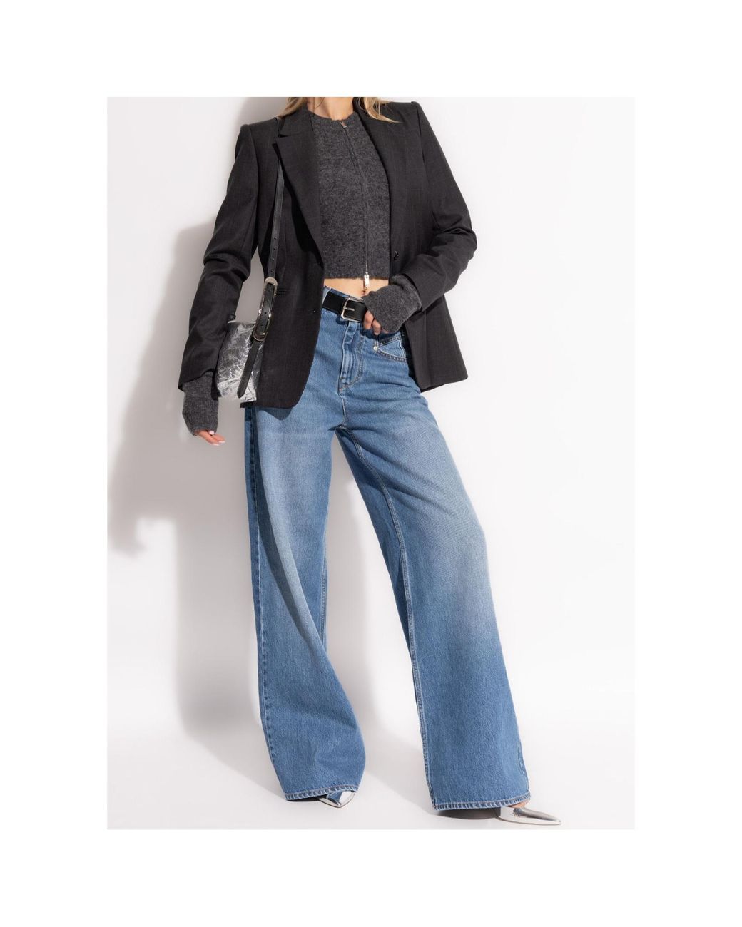 Isabel Marant Black Reva Single Breasted Blazer