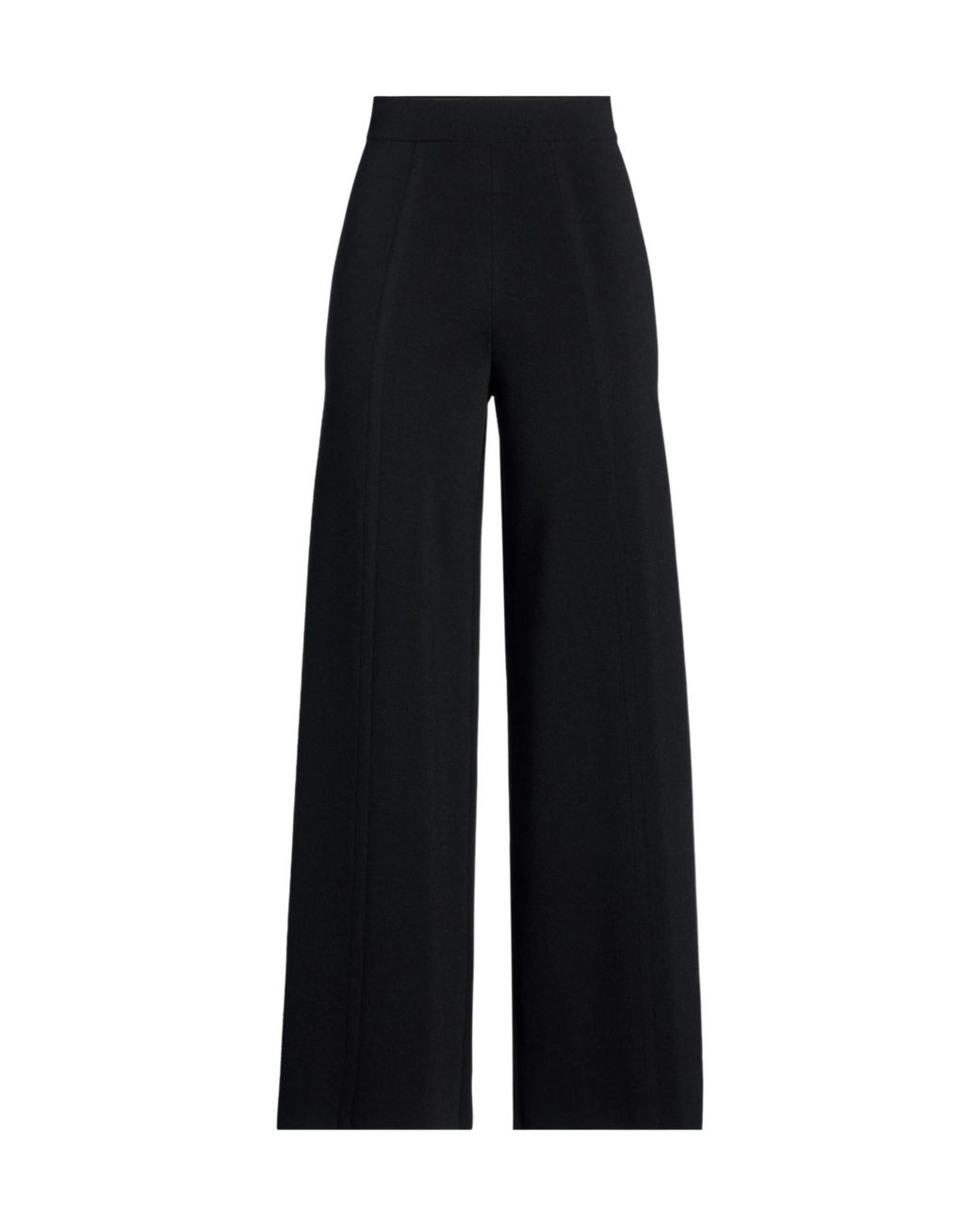Max Mara Black Loose Knitted Trousers