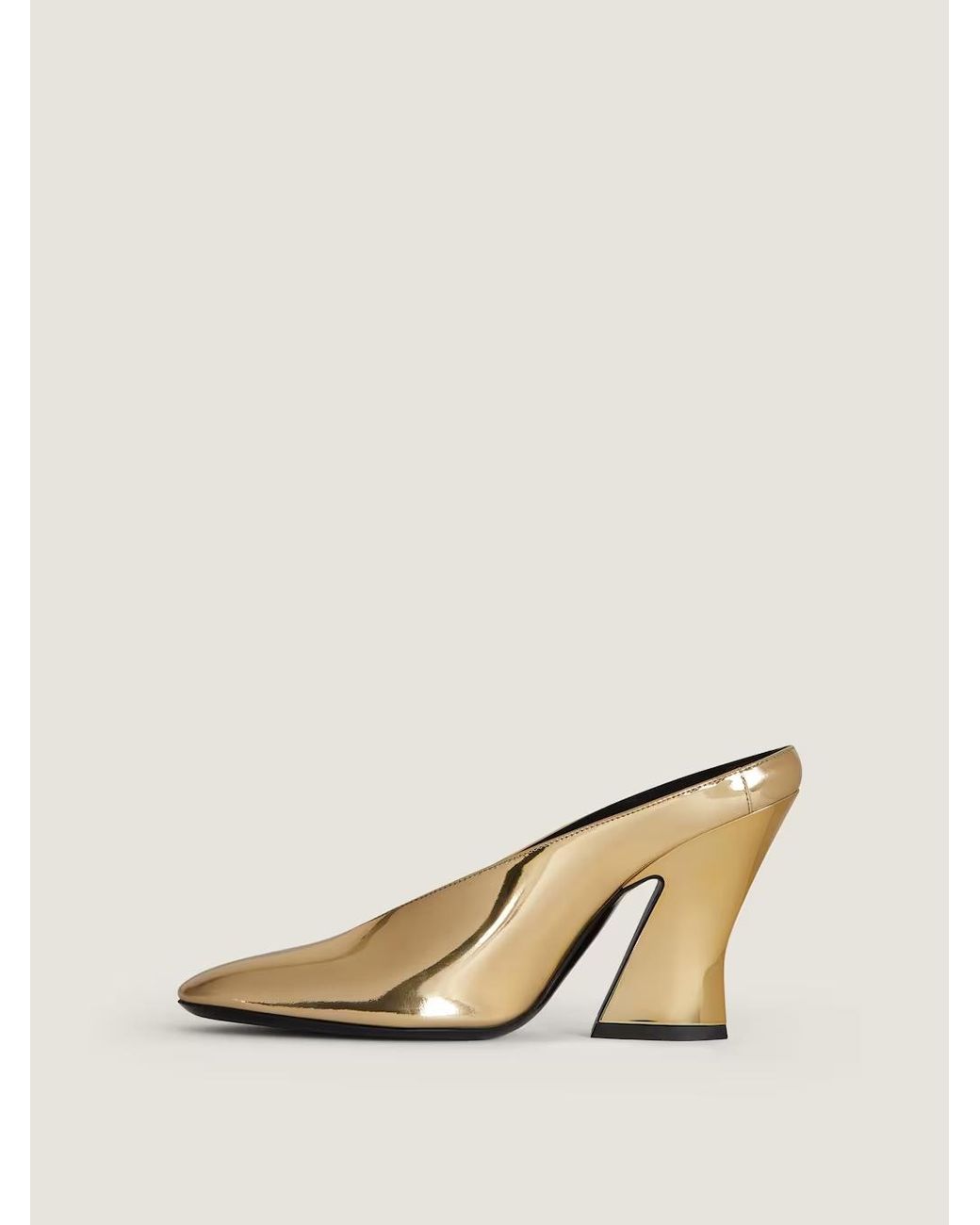 Givenchy Natural Patent Leather Sculptural Pumps 95