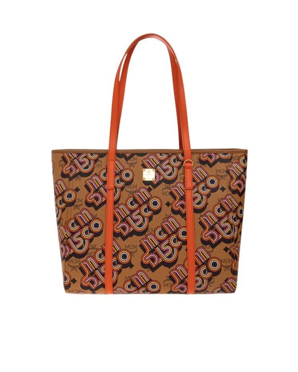 MCM Brown Patterned Handbag