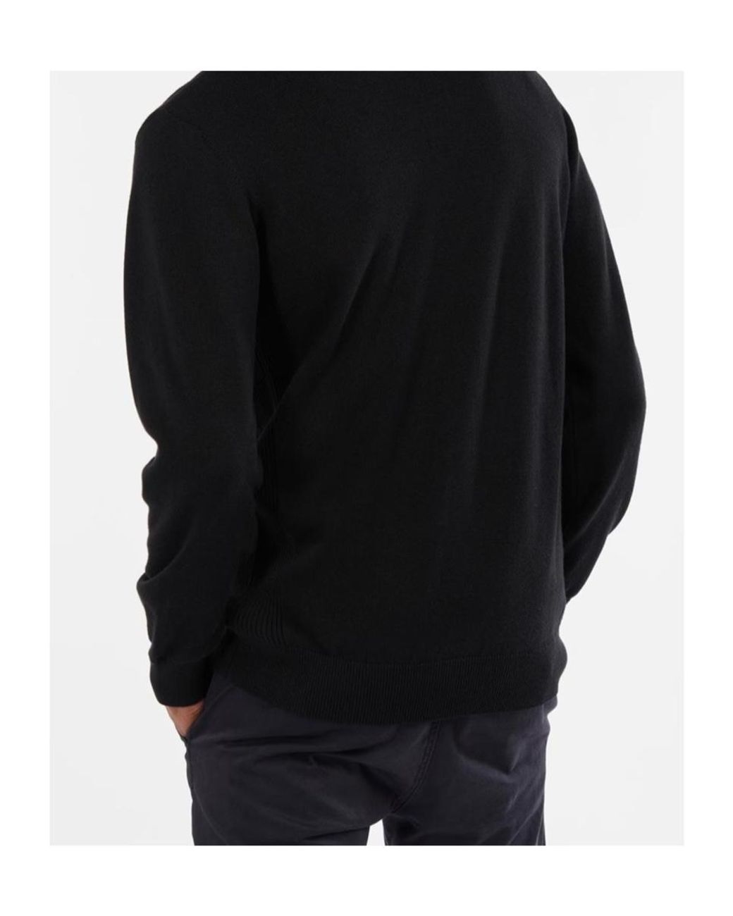 Barbour Blue Half-Zip Jumper for men
