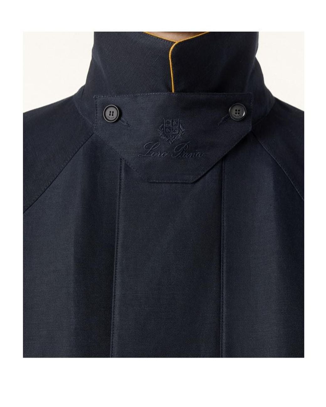Loro Piana Blue Horsey Jacket for men