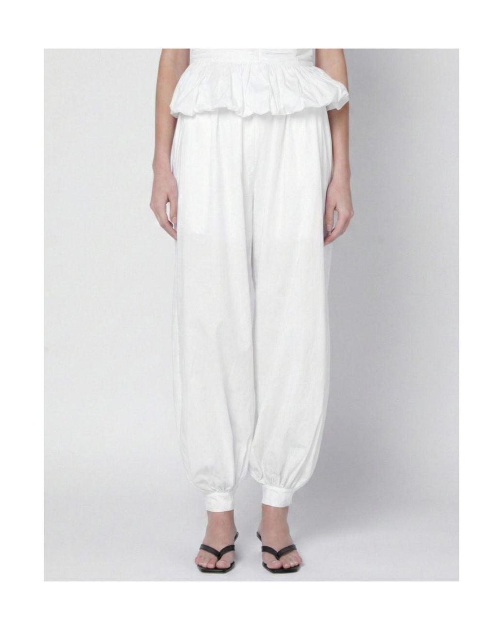 ROTATE BIRGER CHRISTENSEN White Balloon Trousers