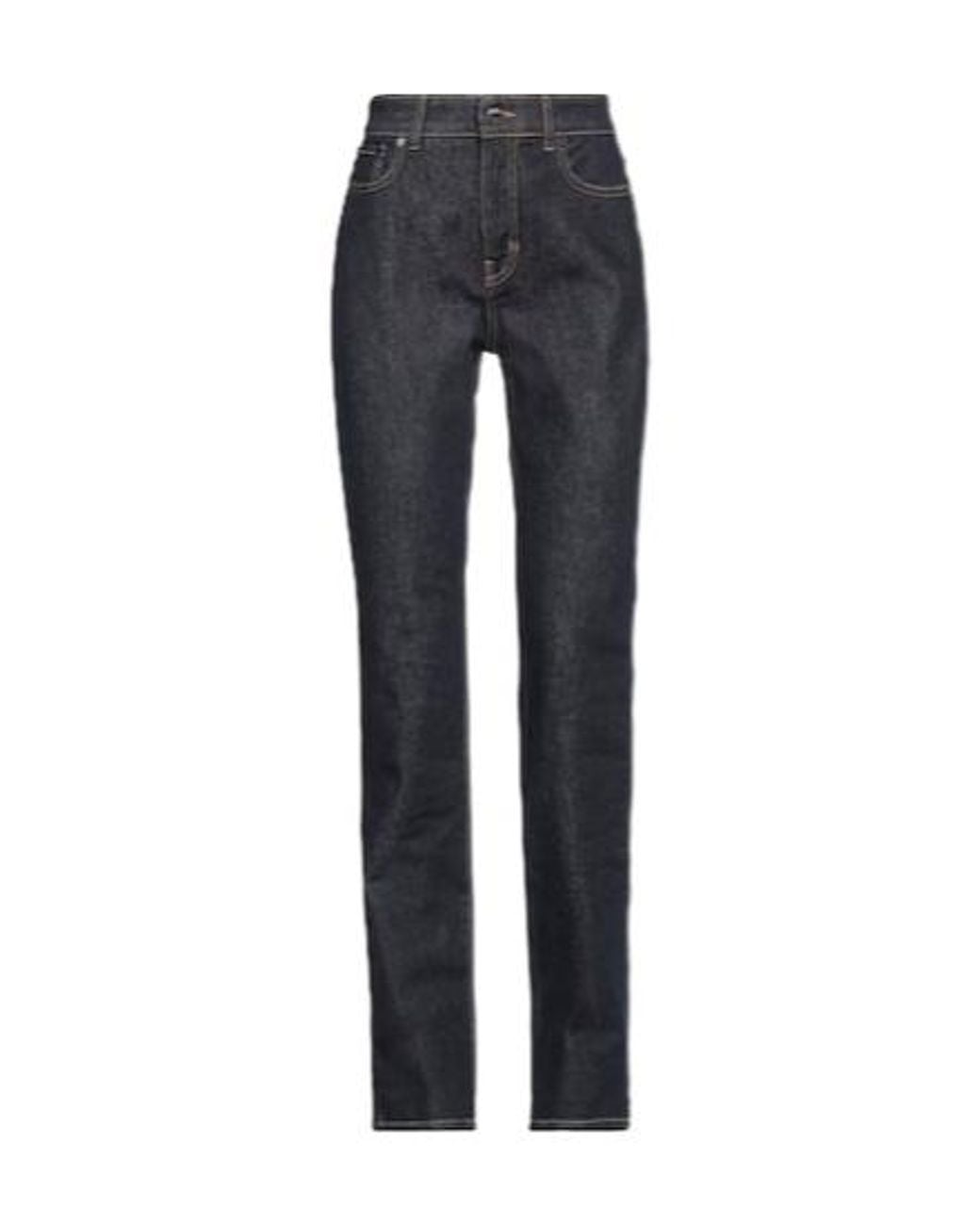 Max Mara Blue Dark Fitted Jeans