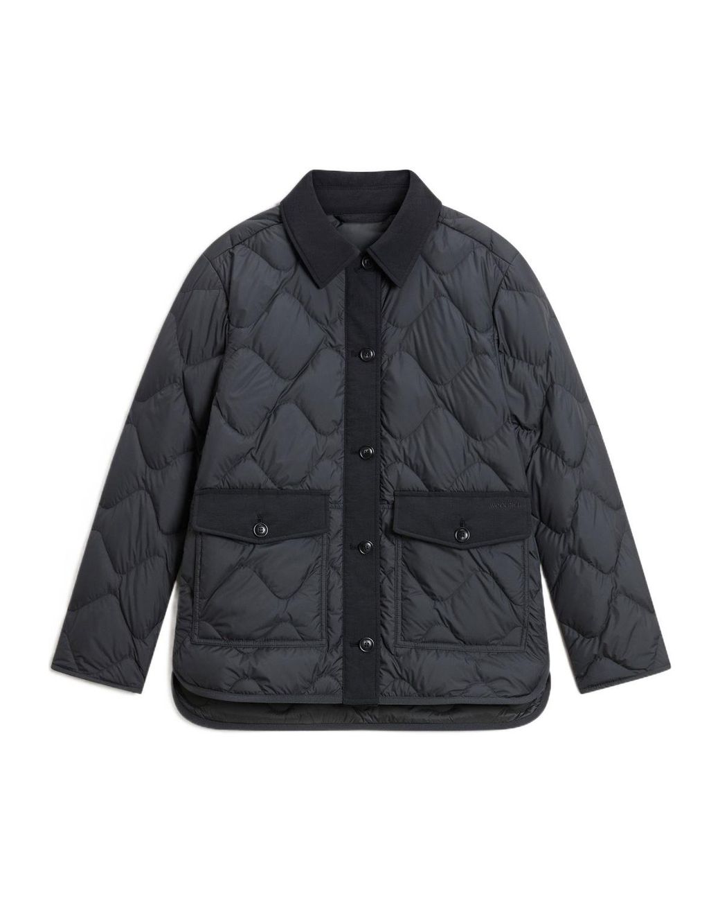 Woolrich Blue Heritage Quilted Down Jacket
