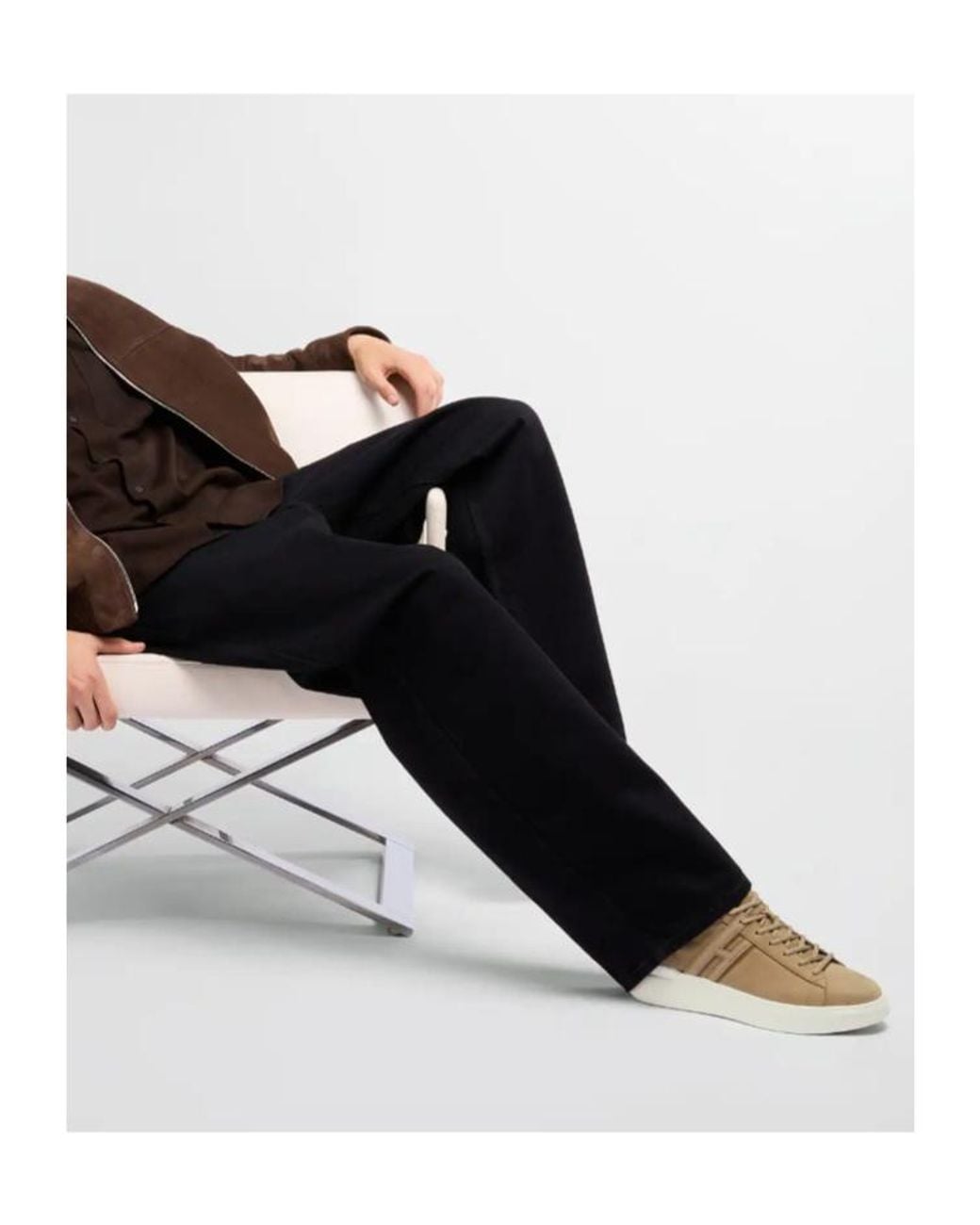 Hogan Brown H580 Sneakers for men