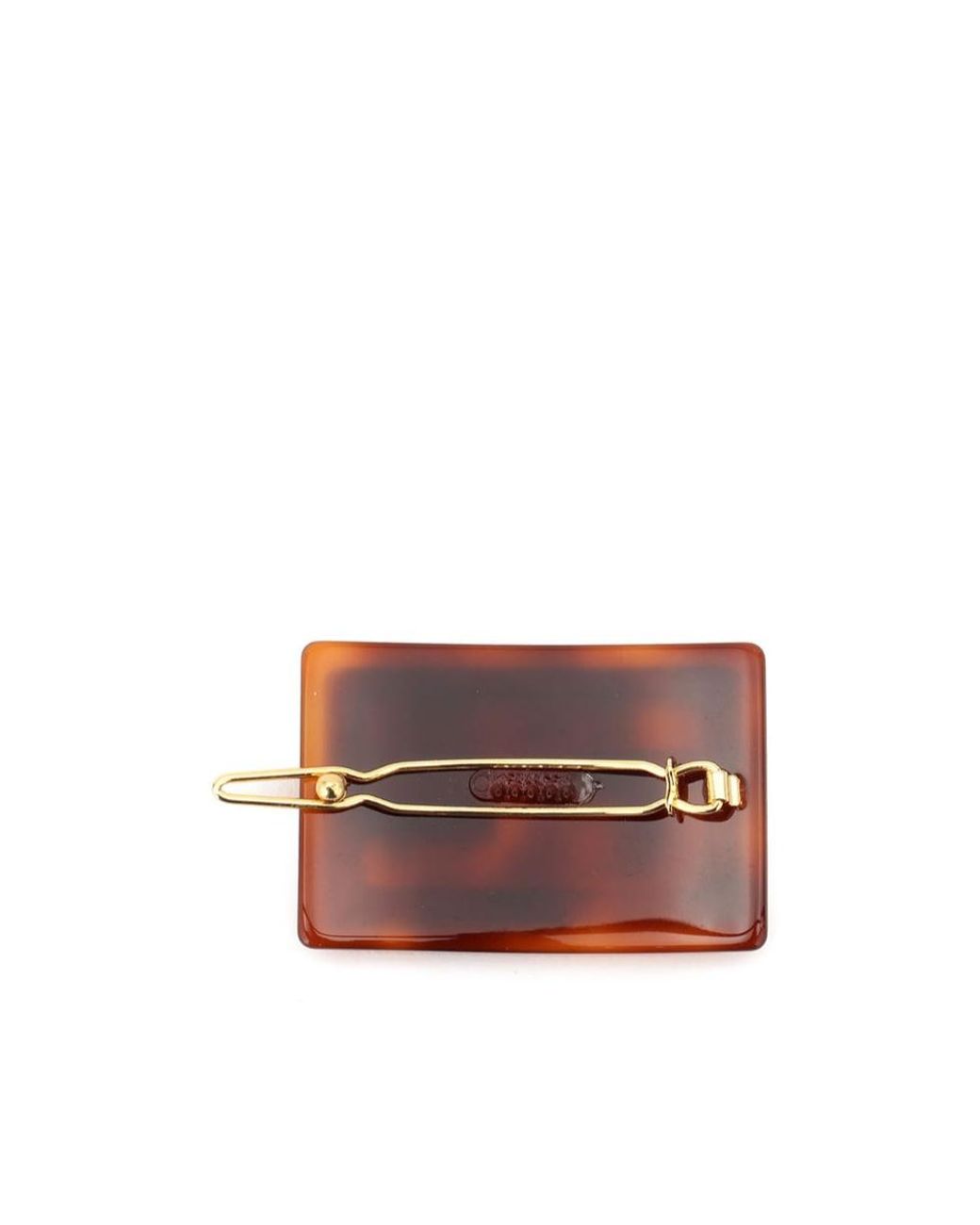 Fendi Red Ff-Embossed Hair Clip