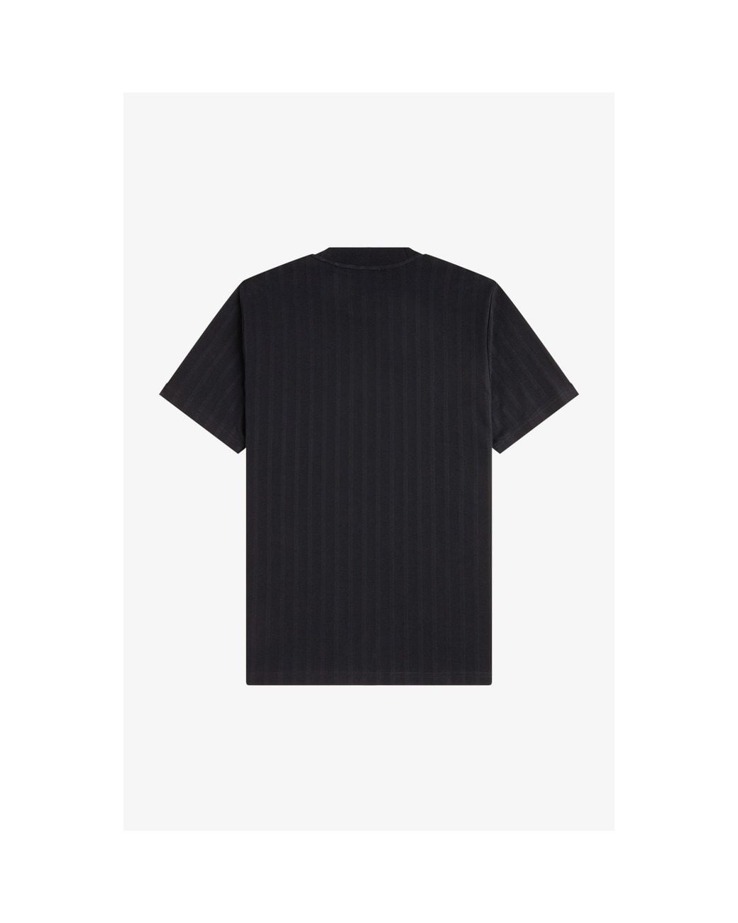 Fred Perry Black Crew-Neckline T-Shirt for men