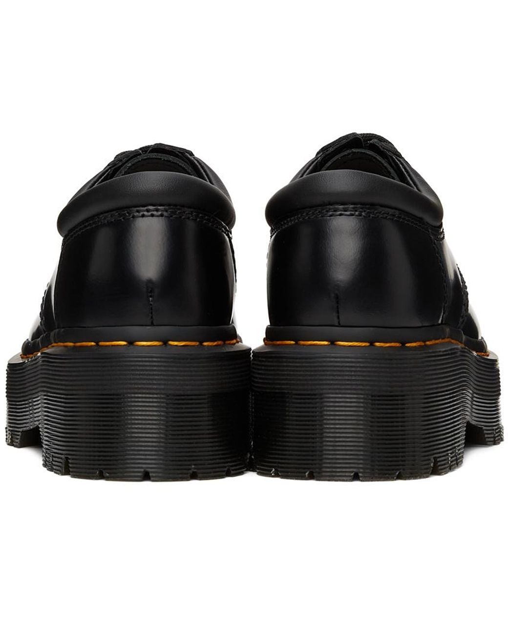 Dr. Martens Black 8053 Quad Lace-Up Platform Shoes