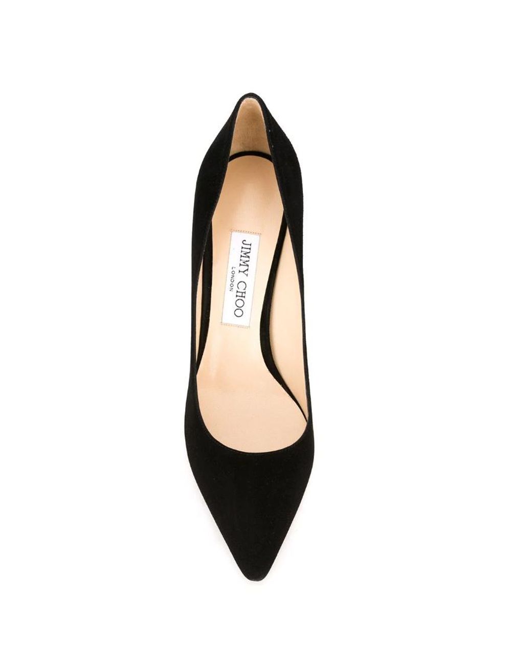Jimmy Choo Black Romy 85 Slip-On Pumps