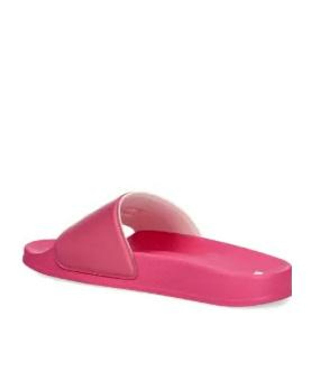 MSGM Pink Logo-Embossed Slides