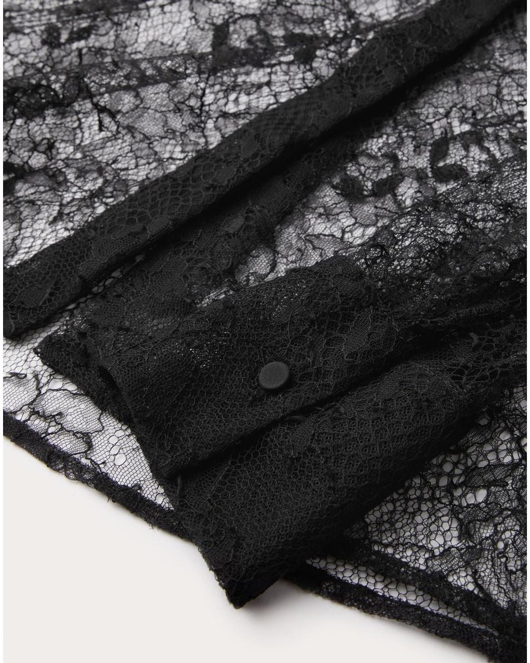 Valentino Gray Scarf Detailed Long-Sleeved Top