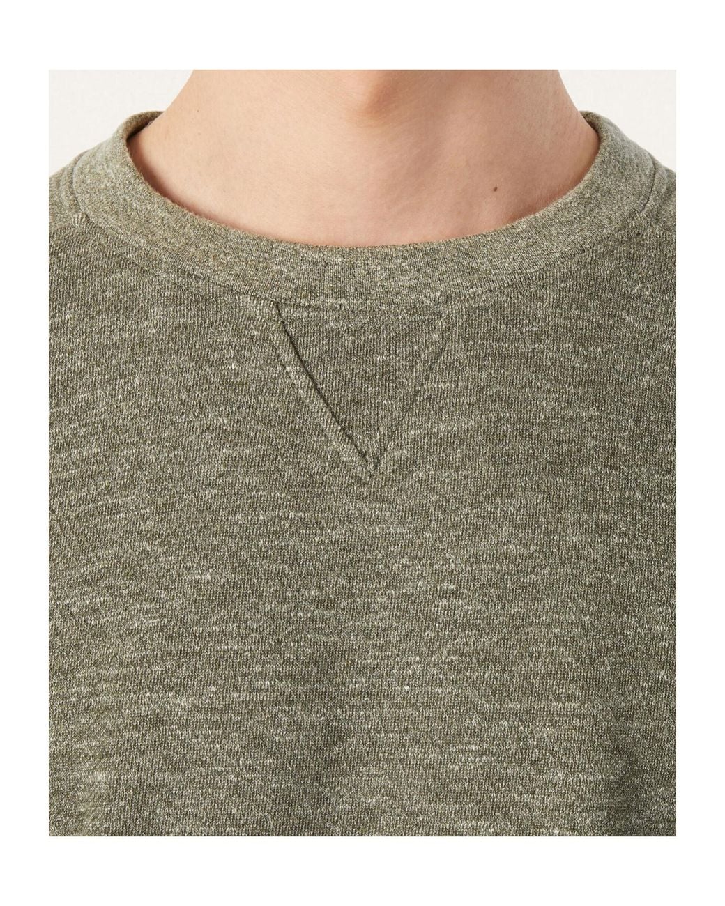 Loro Piana Green Crew-Neck Sweatshirt for men