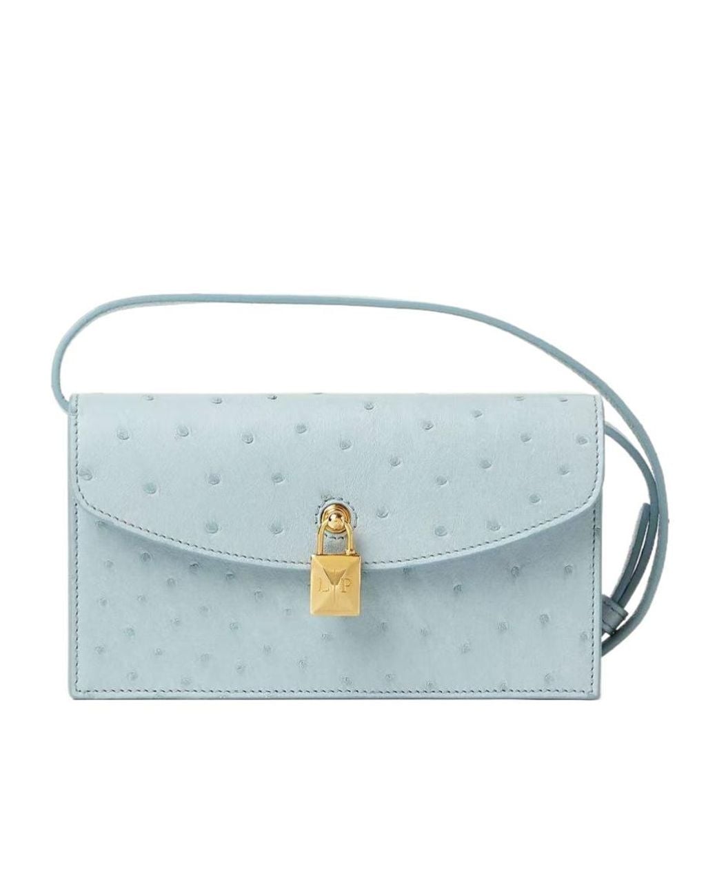 Loro Piana Blue Extra Pochette Shoulder Bag