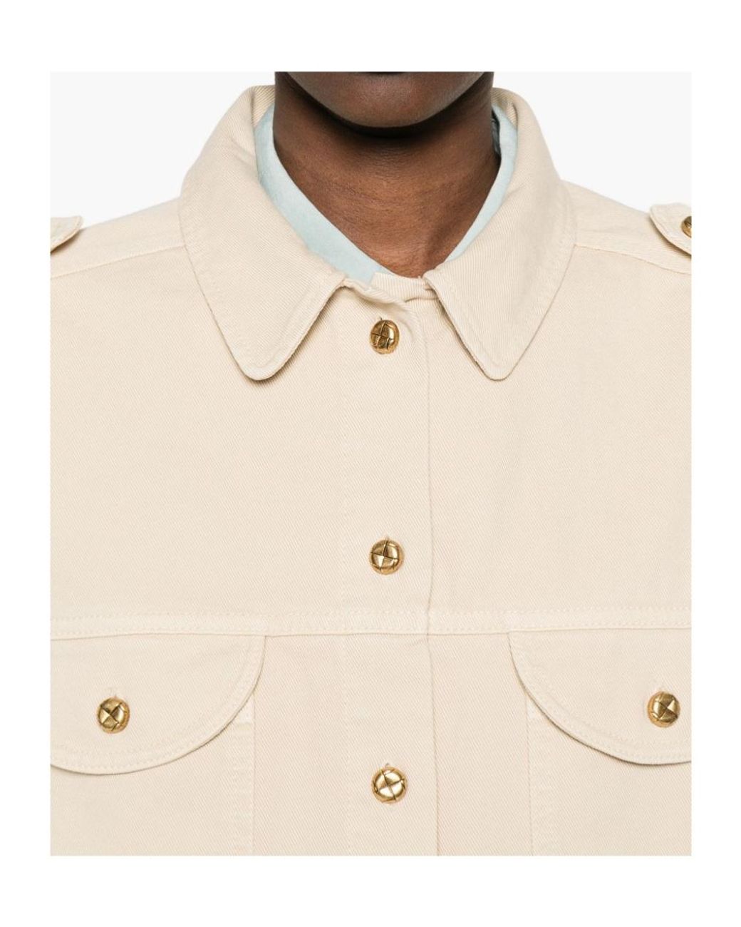 Blazé Milano Natural Blazé Milano Saharan Pocket Cotton Jacket