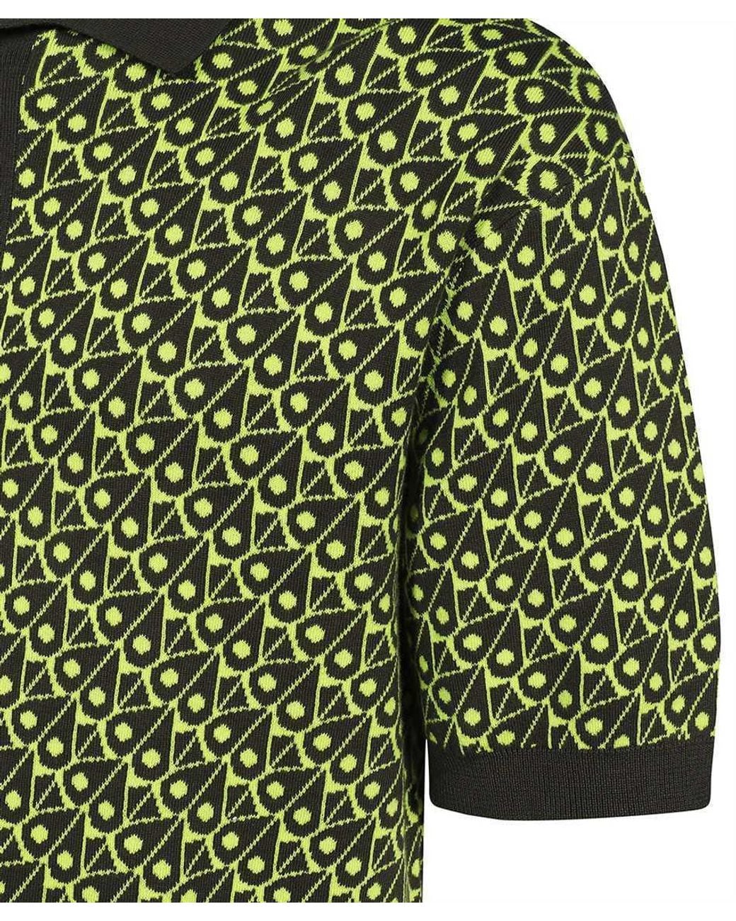 Moose Knuckles Green Short-Sleeved Polo Shirt for men