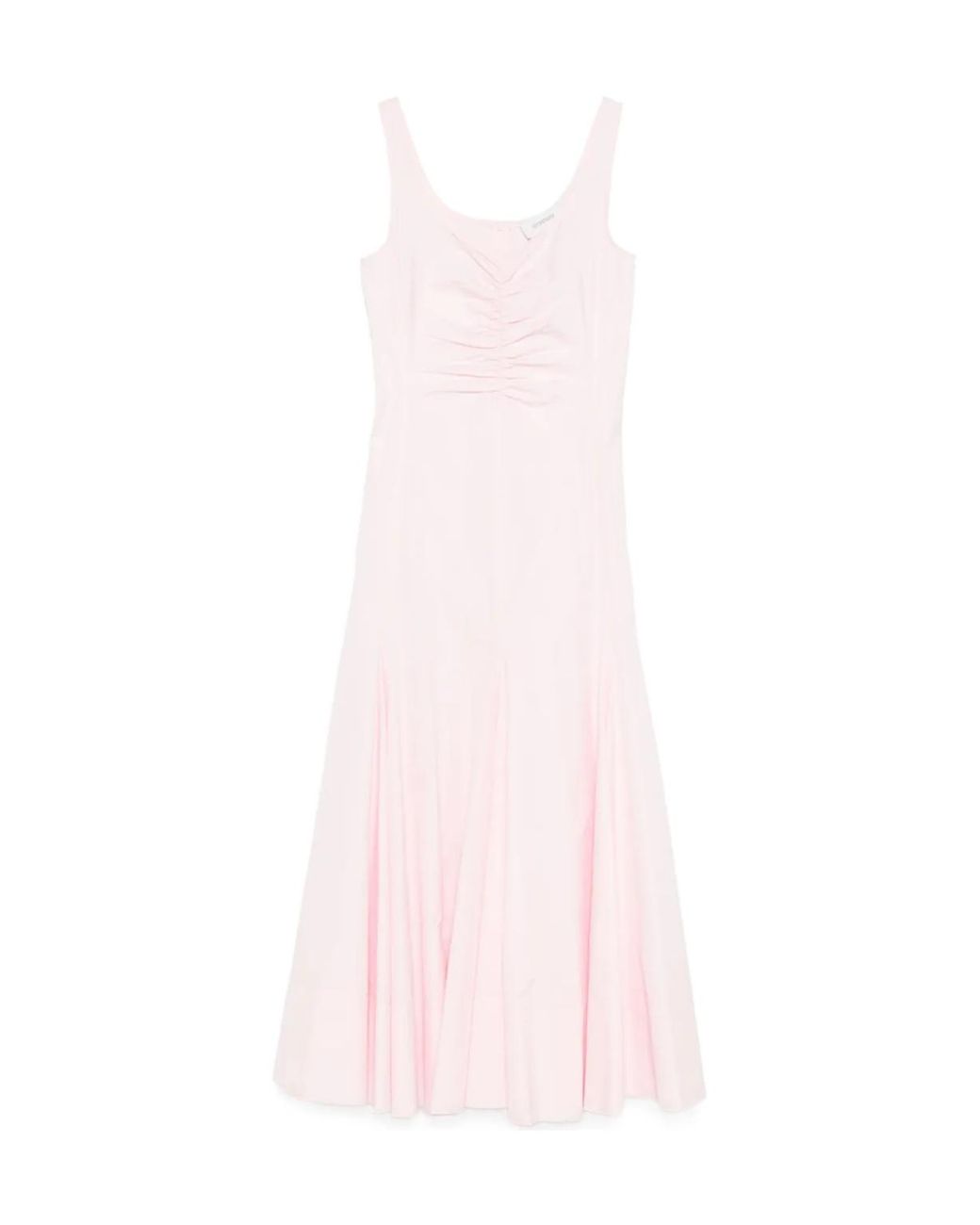 Sportmax Pink Galante Sleeveless Maxi Dress