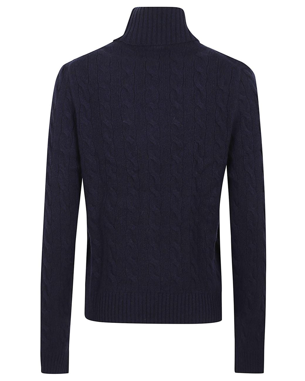 Polo Ralph Lauren Black Roll Neck Knitted Jumper