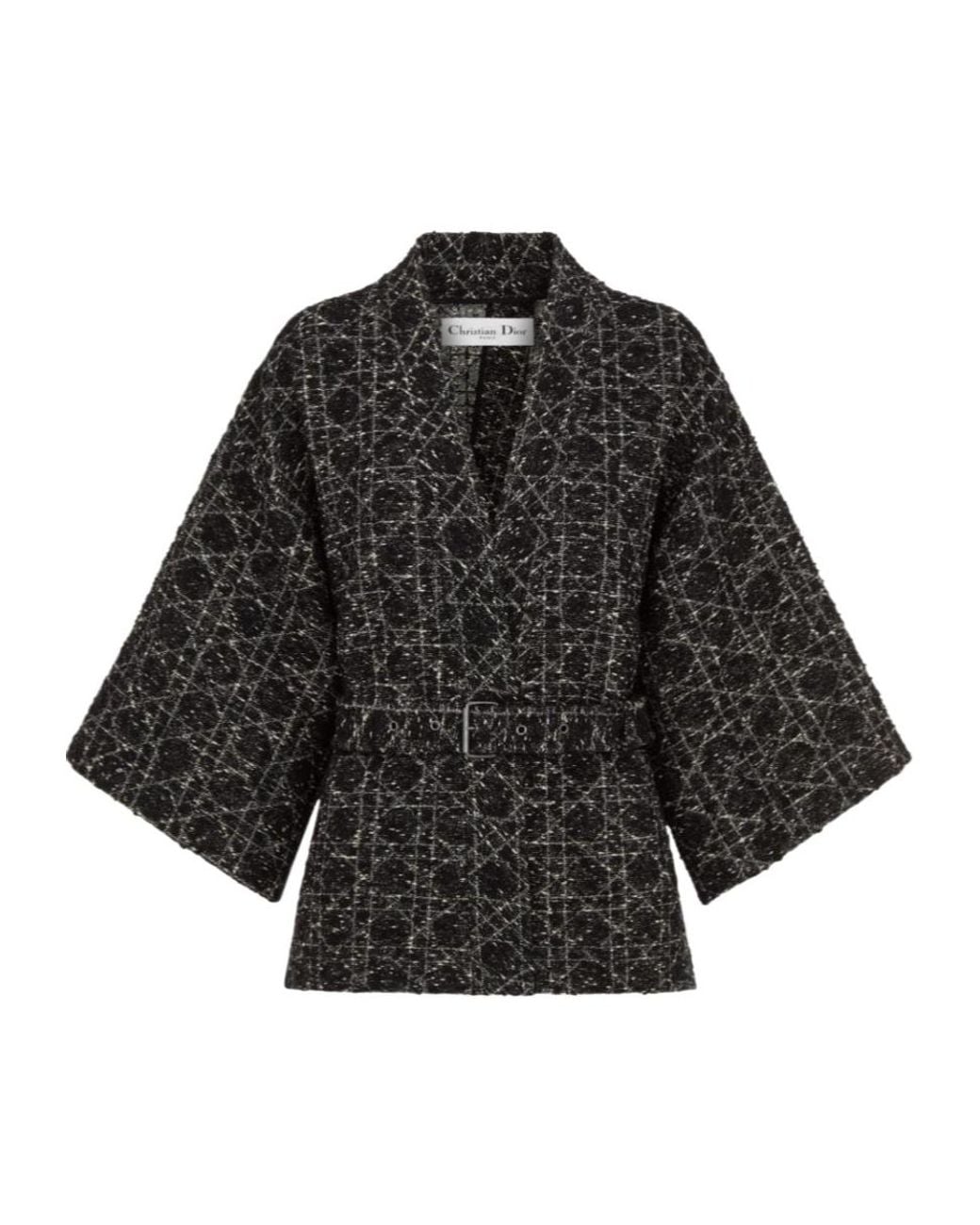 Dior Black Belted Palto Jacket