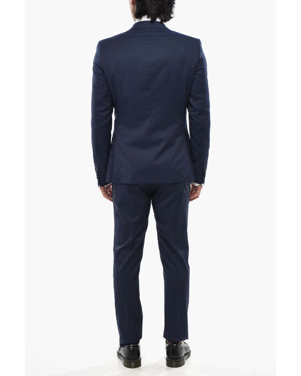 Corneliani Blue Cc Collection Two-Button Suit for men