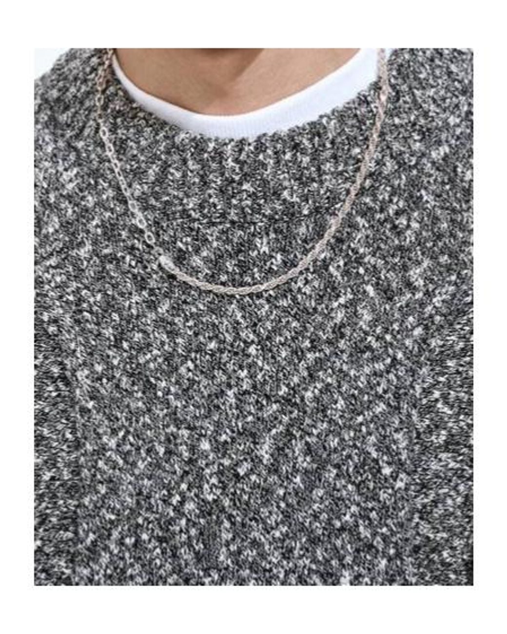 Bottega Veneta Metallic Chain Necklace for men