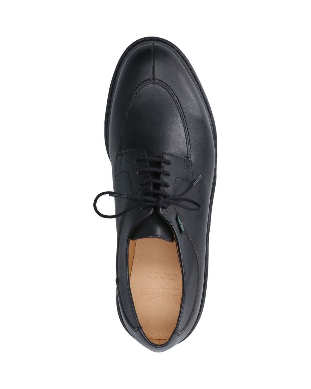 Paraboot Black Avignon Derby Shoes for men
