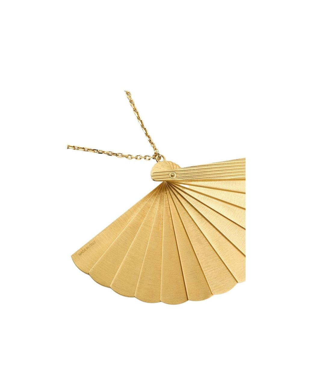 Loro Piana Metallic Fan Necklace