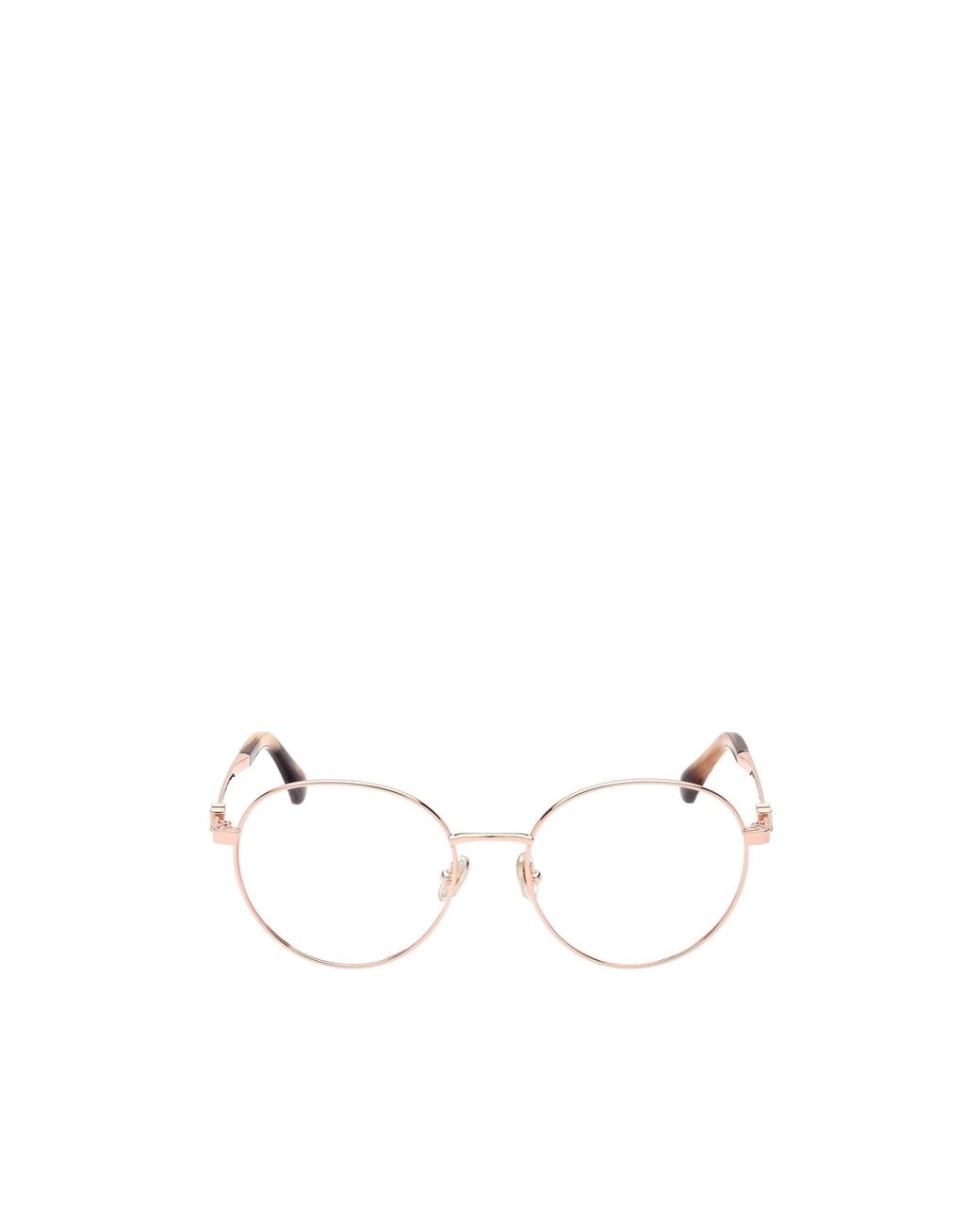 Max Mara Natural Round-Frame Glasses