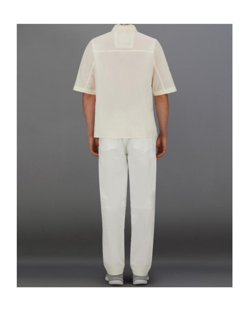 Herno White Flap-Pocket Short-Sleeve Shirt for men